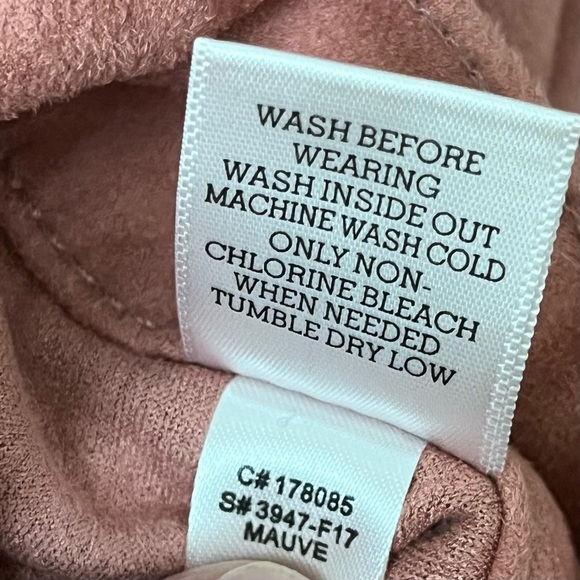 Altar’d State Pink Suede Button Front Mini Skirt Women’s S Barbiecore Balletcore - Picture 5 of 8